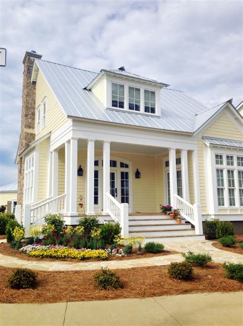 yellow roof exterior ideas